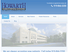 Tablet Screenshot of howarthdental.com